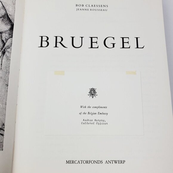 Pieter Bruegel by Bob Claessens, Jeanne Rousseau Vintage 1984 Hardcover Art Book - Picture 7 of 11